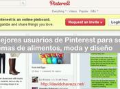 mejores usuarios Pinterest para seguir temas alimentos, moda diseño