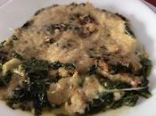 Espinacas crema queso lactosa