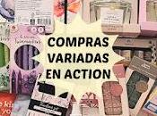 Compras variadas ACTION (Papelería, aromaterapia belleza)