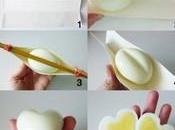 idea: huevo forma corazón