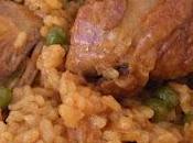 Arroz meloso pollo corral estilo madre