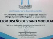 Universidad Artes alcanzó Premio Mejor Diseño Stand Modular 2012