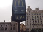 semana comienza temperaturas hasta 10°C encima normal pero jueves vaguada deja frío lluvia