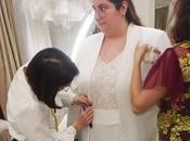 Valérie Moreau; elabora vestido novia exclusivo atelier madrileño