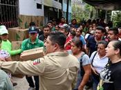 Refuerzan labores rehabilitación Tamazunchale tras inundaciones