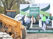 Inicia ampliación pavimentación avenida Ponciano Arriaga para mejorar movilidad Soledad