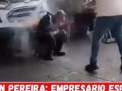 Indignación Pereira: Empresario español agrede empleado adulto mayor taller mecánico