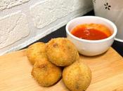 Bolitas patata bacon queso