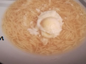 Sopa huevo estrellado