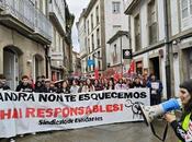Estudiantes huelga protestan Galicia contra acoso escolar: «Sandra, olvidamos. ¡Hay responsables!»
