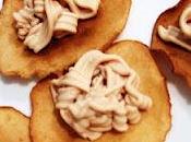 Chips manzana mousse foie