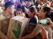 Gobierno Estatal lleva apoyo alimentario Huasteca