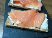 Tostadas salmón