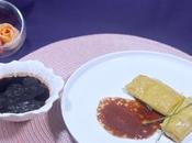 Aperitivo navideño papel arroz