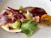 Tacos cecina salsa mango aguacate