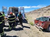 Fuerte choque complica tránsito Ruta 237: entre camión tres autos