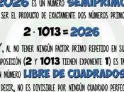 2026 número semiprimo libre cuadrados
