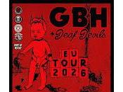 GBH, conciertos España 2026 Deaf Devils